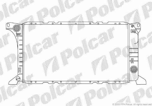 Polcar 324408-0 - Radiator, mühərrikin soyudulması furqanavto.az