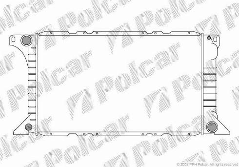 Polcar 324508-4 - Radiator, mühərrikin soyudulması furqanavto.az