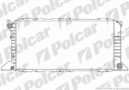 Polcar 324608A4 - Radiator, mühərrikin soyudulması furqanavto.az