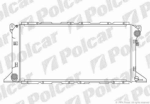 Polcar 324608A5 - Radiator, mühərrikin soyudulması furqanavto.az