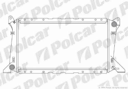 Polcar 324608A0 - Radiator, mühərrikin soyudulması furqanavto.az