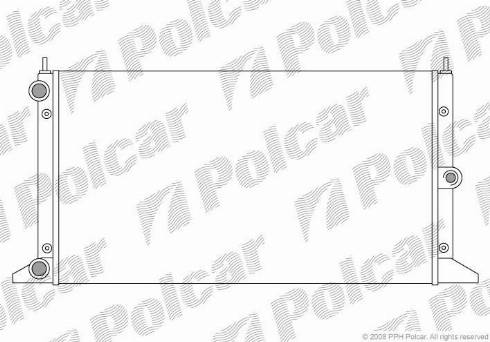 Polcar 3240084X - Radiator, mühərrikin soyudulması furqanavto.az