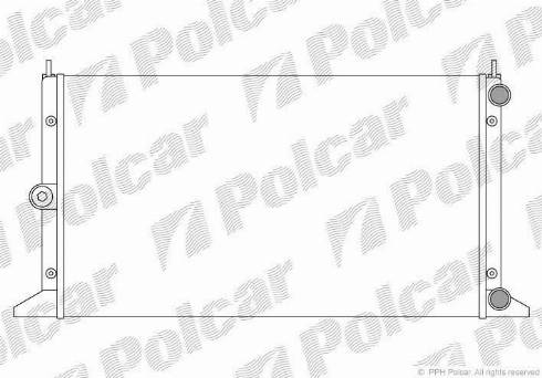 Polcar 324008A3 - Radiator, mühərrikin soyudulması furqanavto.az