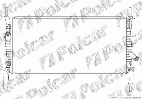 Polcar 3248082K - Radiator, mühərrikin soyudulması furqanavto.az