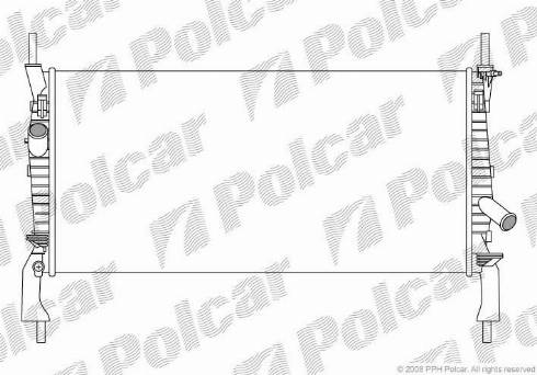 Polcar 3248082X - Radiator, mühərrikin soyudulması furqanavto.az