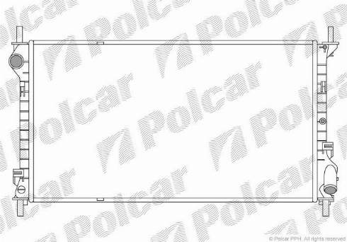 Polcar 3256084X - Radiator, mühərrikin soyudulması furqanavto.az