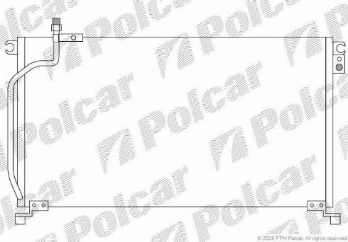 Polcar 3250K8C1 - Kondenser, kondisioner furqanavto.az