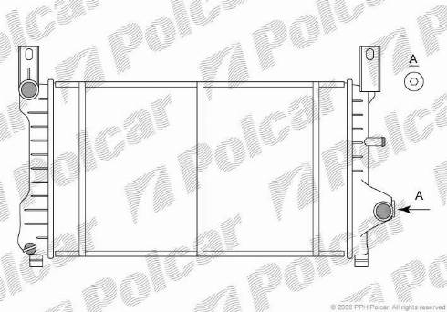 Polcar 320908-3 - Radiator, mühərrikin soyudulması furqanavto.az