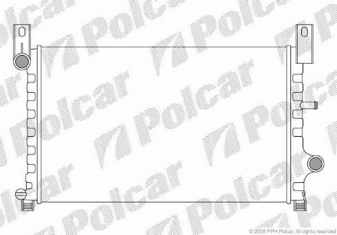 Polcar 320908-2 - Radiator, mühərrikin soyudulması furqanavto.az