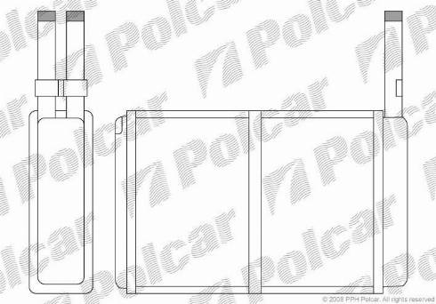 Polcar 3209N8-1 - İstilik dəyişdiricisi, daxili isitmə furqanavto.az