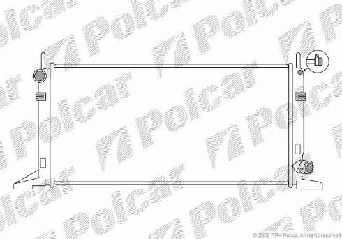 Polcar 320408-4 - Radiator, mühərrikin soyudulması furqanavto.az