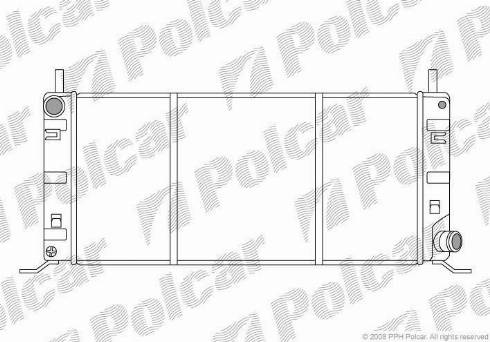 Polcar 320408-5 - Radiator, mühərrikin soyudulması furqanavto.az