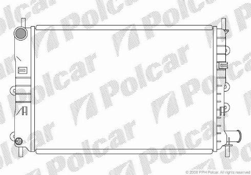 Polcar 320608-4 - Radiator, mühərrikin soyudulması furqanavto.az