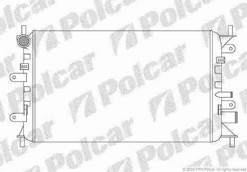 Polcar 320608-1 - Radiator, mühərrikin soyudulması furqanavto.az