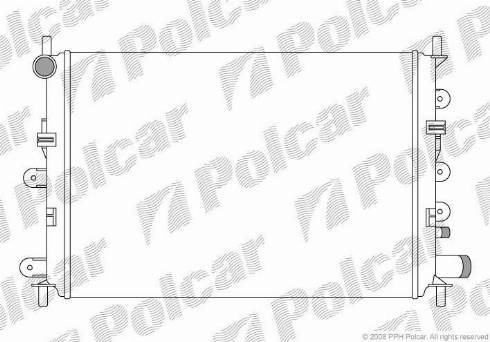 Polcar 320608-8 - Radiator, mühərrikin soyudulması furqanavto.az