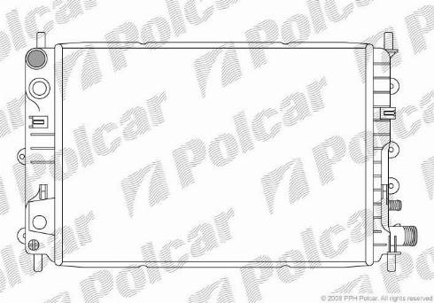 Polcar 3206083X - Radiator, mühərrikin soyudulması furqanavto.az