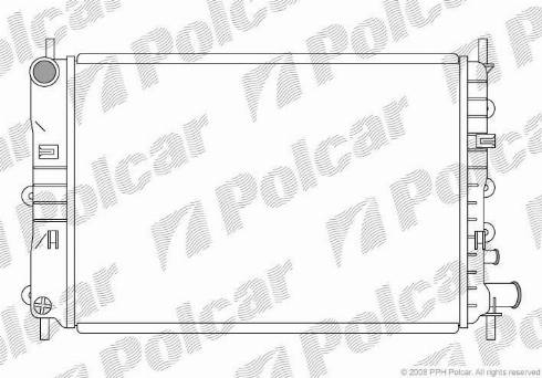 Polcar 320608-3 - Radiator, mühərrikin soyudulması furqanavto.az