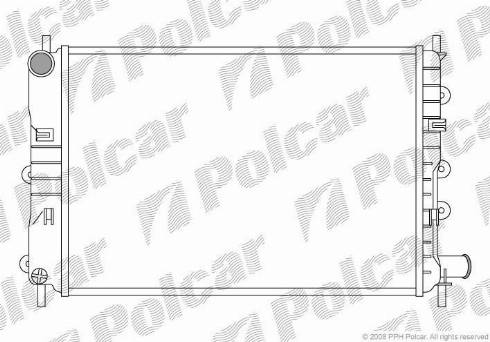 Polcar 320608A4 - Radiator, mühərrikin soyudulması furqanavto.az