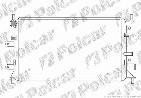 Polcar 320608A1 - Radiator, mühərrikin soyudulması furqanavto.az