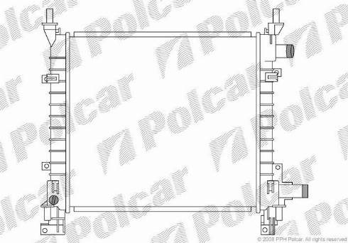 Polcar 320008-1 - Radiator, mühərrikin soyudulması furqanavto.az