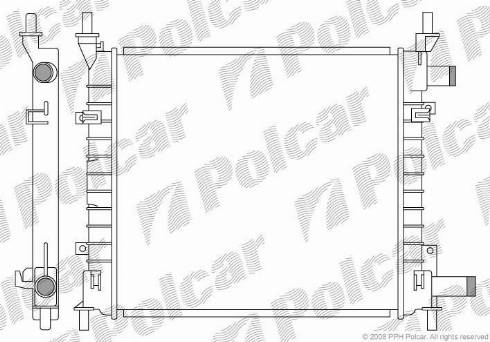 Polcar 320008-2 - Radiator, mühərrikin soyudulması furqanavto.az