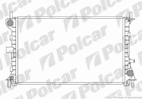 Polcar 3201084X - Radiator, mühərrikin soyudulması furqanavto.az