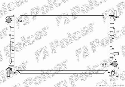 Polcar 320108-4 - Radiator, mühərrikin soyudulması furqanavto.az