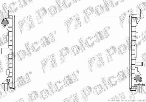 Polcar 3201083X - Radiator, mühərrikin soyudulması furqanavto.az