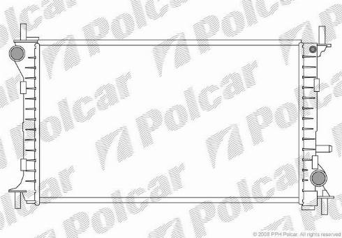 Polcar 3201082X - Radiator, mühərrikin soyudulması furqanavto.az