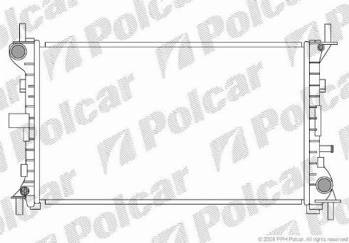 Polcar 320108-2 - Radiator, mühərrikin soyudulması furqanavto.az
