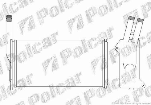 Polcar 3203N8-1 - İstilik dəyişdiricisi, daxili isitmə furqanavto.az