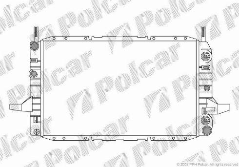 Polcar 3215085X - Radiator, mühərrikin soyudulması furqanavto.az