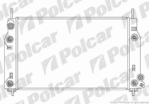 Polcar 321608-5 - Radiator, mühərrikin soyudulması furqanavto.az