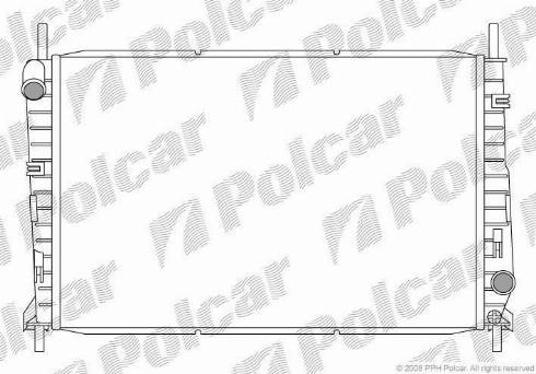 Polcar 3216081X - Radiator, mühərrikin soyudulması furqanavto.az