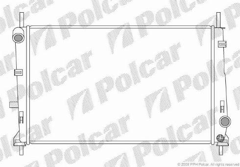 Polcar 321608-1 - Radiator, mühərrikin soyudulması furqanavto.az