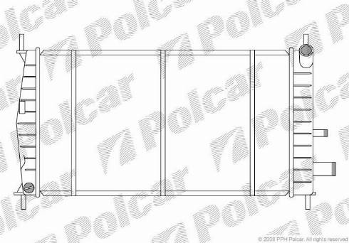 Polcar 321008-4 - Radiator, mühərrikin soyudulması furqanavto.az