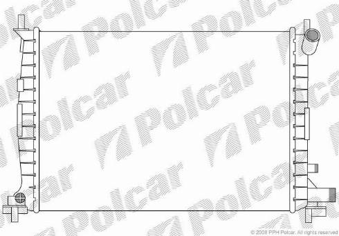 Polcar 3210085X - Radiator, mühərrikin soyudulması furqanavto.az