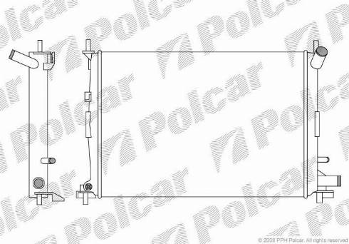 Polcar 321008-5 - Radiator, mühərrikin soyudulması furqanavto.az