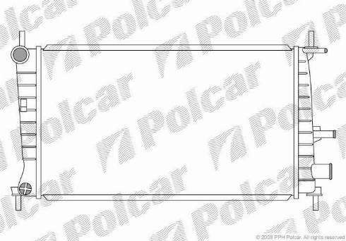 Polcar 3210086X - Radiator, mühərrikin soyudulması furqanavto.az