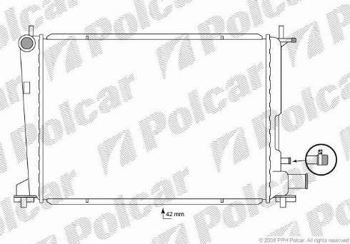 Polcar 321008-3 - Radiator, mühərrikin soyudulması furqanavto.az