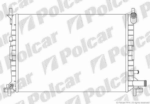Polcar 321008A5 - Radiator, mühərrikin soyudulması furqanavto.az