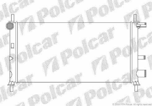 Polcar 321008A6 - Radiator, mühərrikin soyudulması furqanavto.az