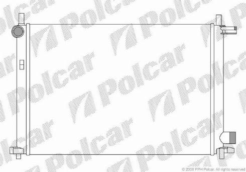 Polcar 321008A3 - Radiator, mühərrikin soyudulması furqanavto.az