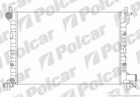 Polcar 321008A2 - Radiator, mühərrikin soyudulması furqanavto.az