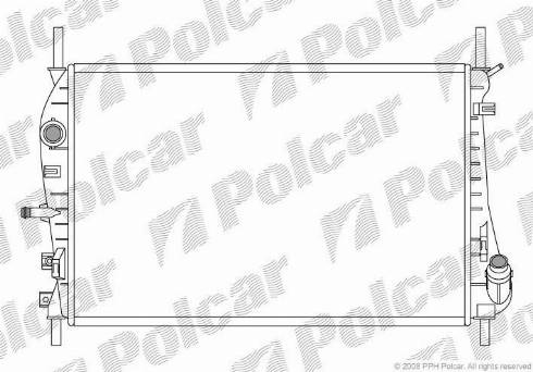Polcar 321808-5 - Radiator, mühərrikin soyudulması furqanavto.az