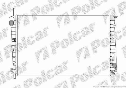 Polcar 3218082X - Radiator, mühərrikin soyudulması furqanavto.az