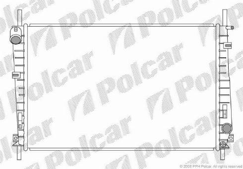 Polcar 321808-2 - Radiator, mühərrikin soyudulması furqanavto.az