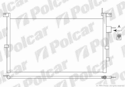 Polcar 3218K8C1 - Kondenser, kondisioner furqanavto.az