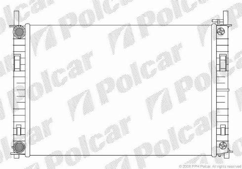 Polcar 3212081X - Radiator, mühərrikin soyudulması furqanavto.az