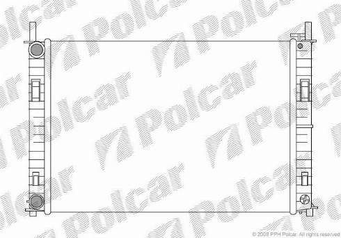 Polcar 3212083X - Radiator, mühərrikin soyudulması furqanavto.az